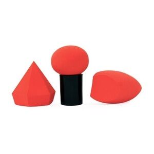 🌺 Quick Beauty 3-Piece Makeup Blender Sponge Set Neiman Marcus Contour NWT